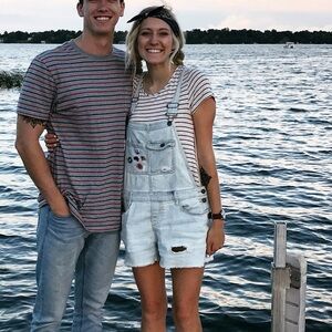 Overalls Light Blue Denim Washed